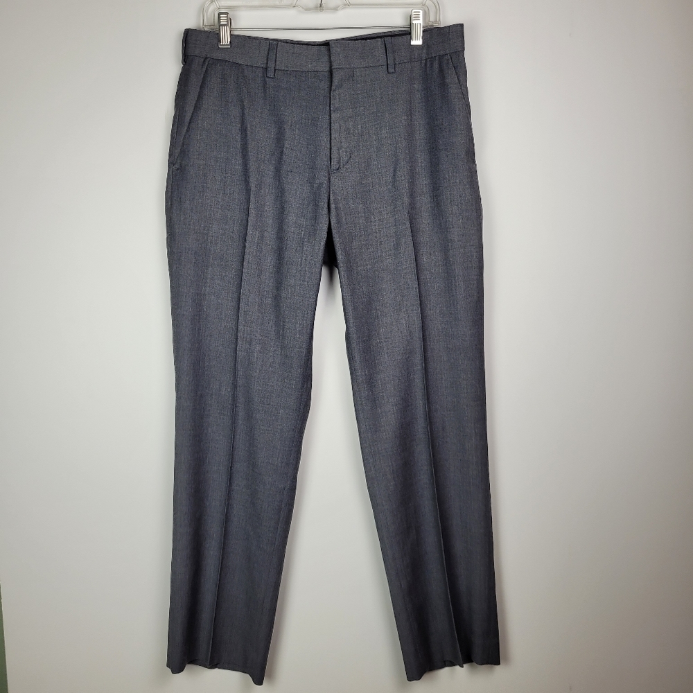 APT 9 MENS MODERN FIT FLAT FRONT TROUSERS PANT GRAY SIZE 32X30 *SEE VIDEO - Picture 1 of 10